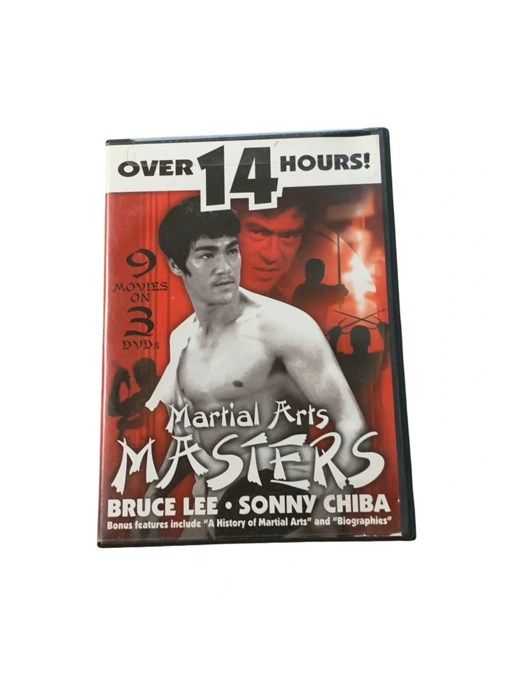 Martial Arts Masters 3-Disc DVD Set 9 Movies Bruce Lee Sonny Chiba Action